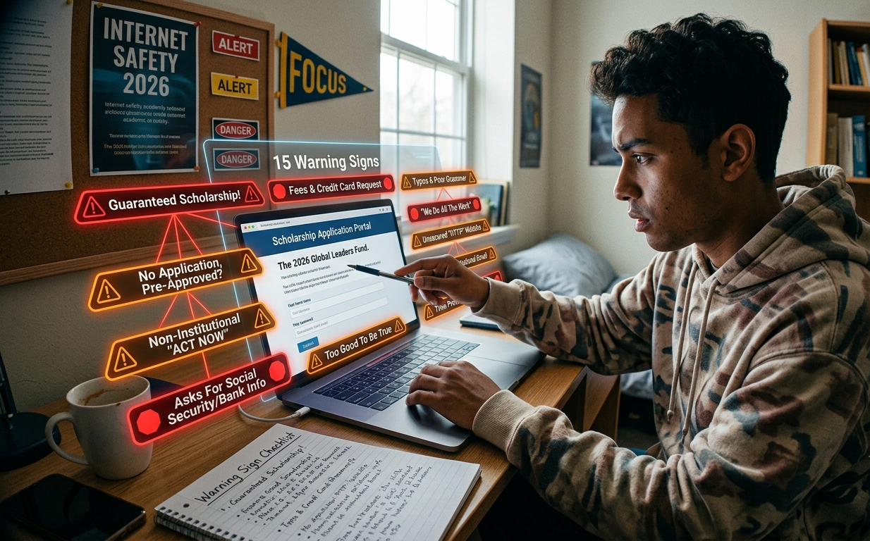 How to Identify Fake Scholarship Websites in 2026: 15 Warning Signs You Should Never Ignore